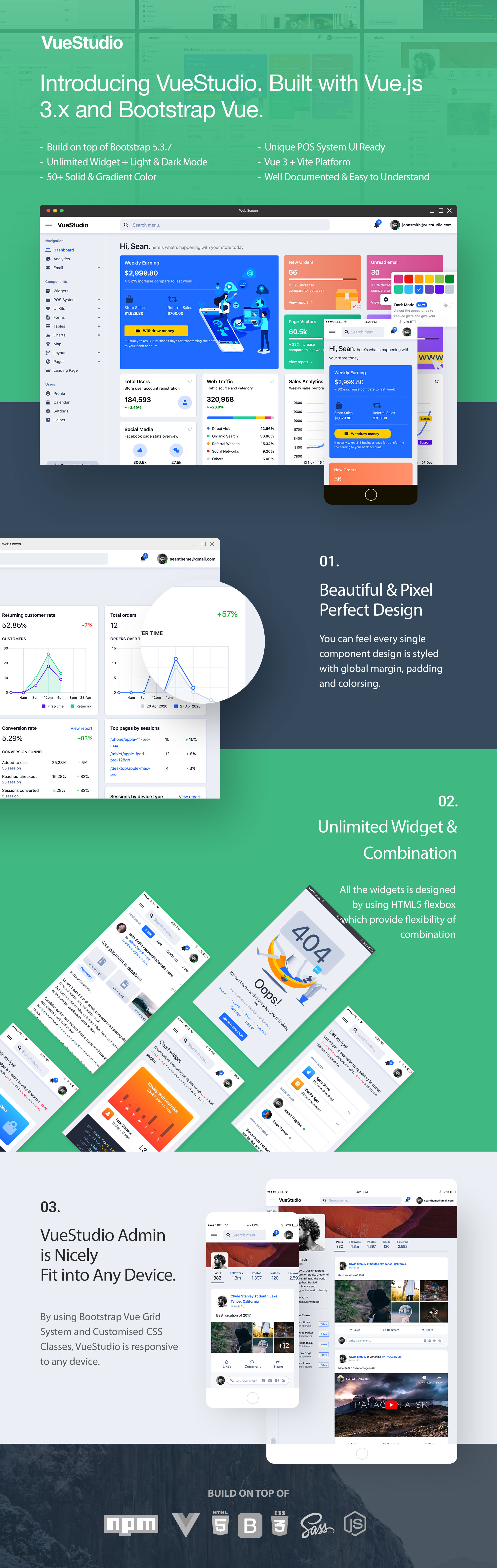 VueStudio - Bootstrap 5 Admin Template - 9