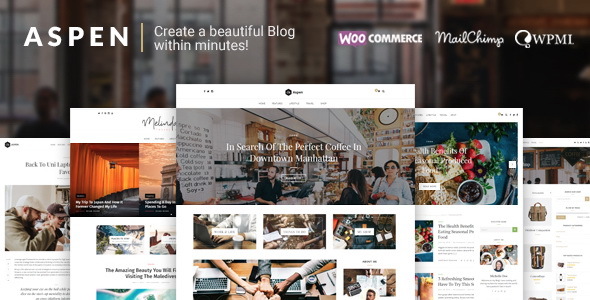 Aspen - WordPress Blog Theme - Blog / Magazine WordPress