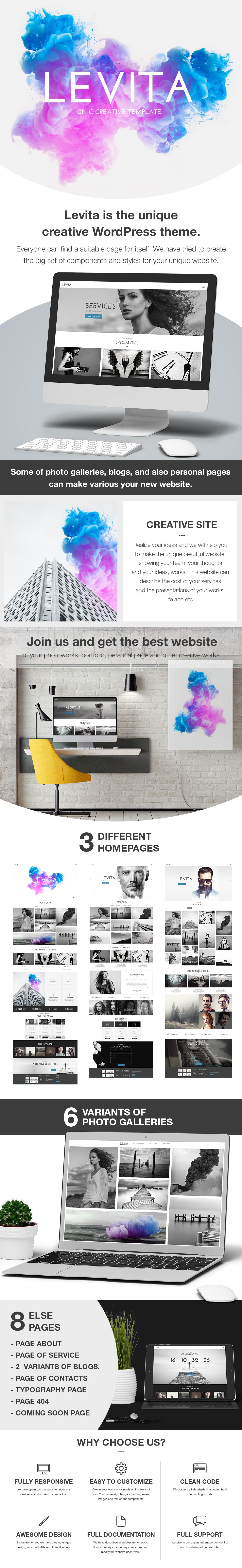 Photography Levita | Photography and Portfolio Template - 1