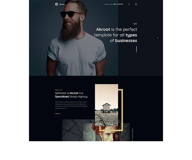 Akroot | It is the Multi-purpose Creative HTML5 Template - 3