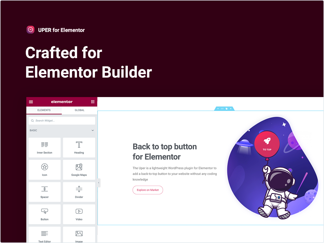Crafted for Elementor Builder