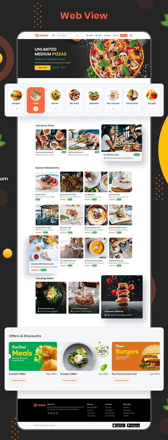 Foodie | UberEats Clone | Food Delivery App | Multiple Restaurant Food Delivery Flutter App - 17