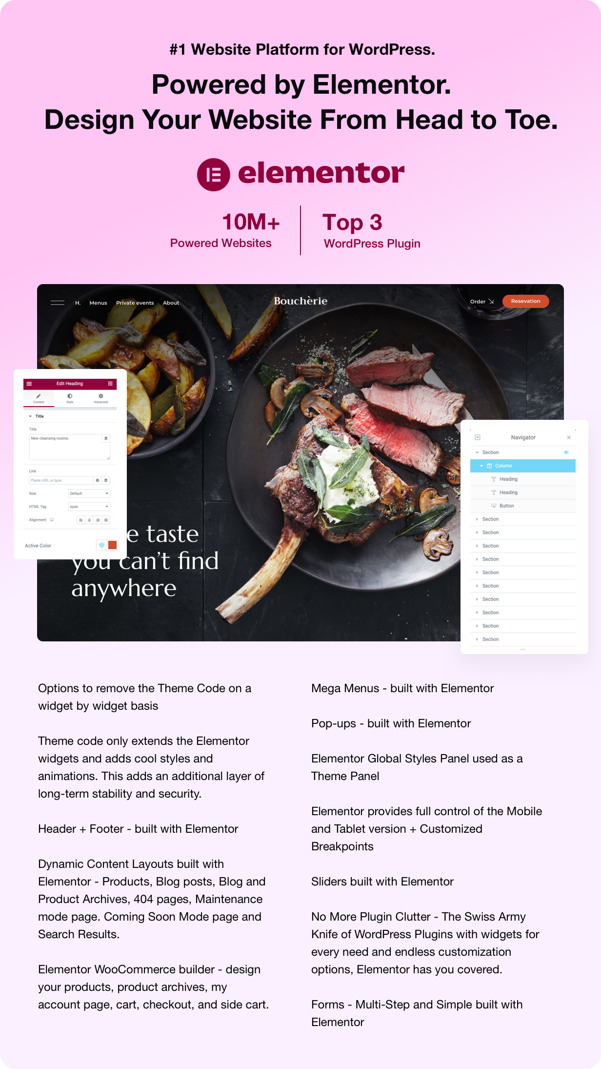 Boucherie - Restaurant WordPress - 1