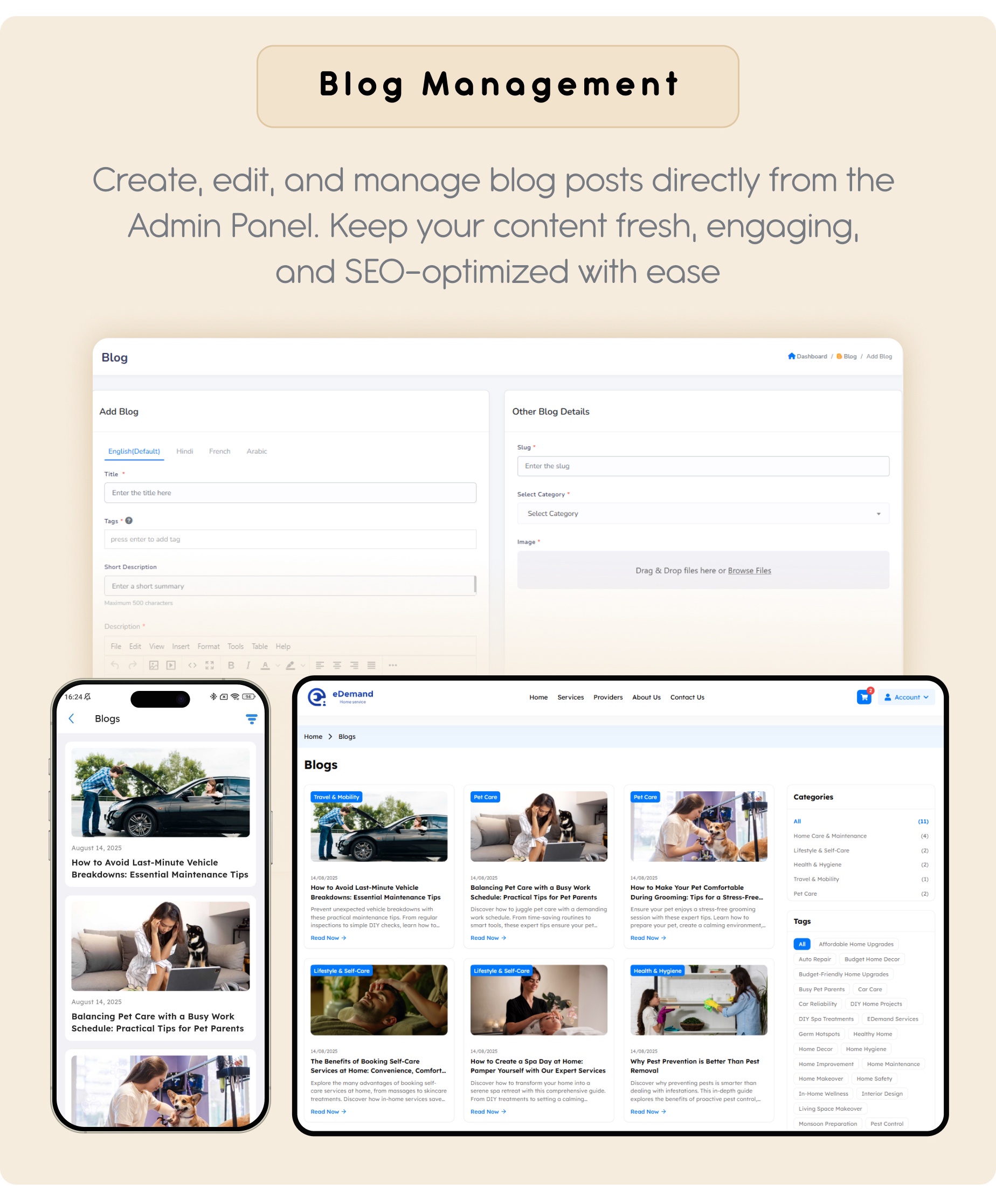 eDemand – Multi Vendor On-Demand Handyman Service App with Flutter & Web Version with PWA Support - 16