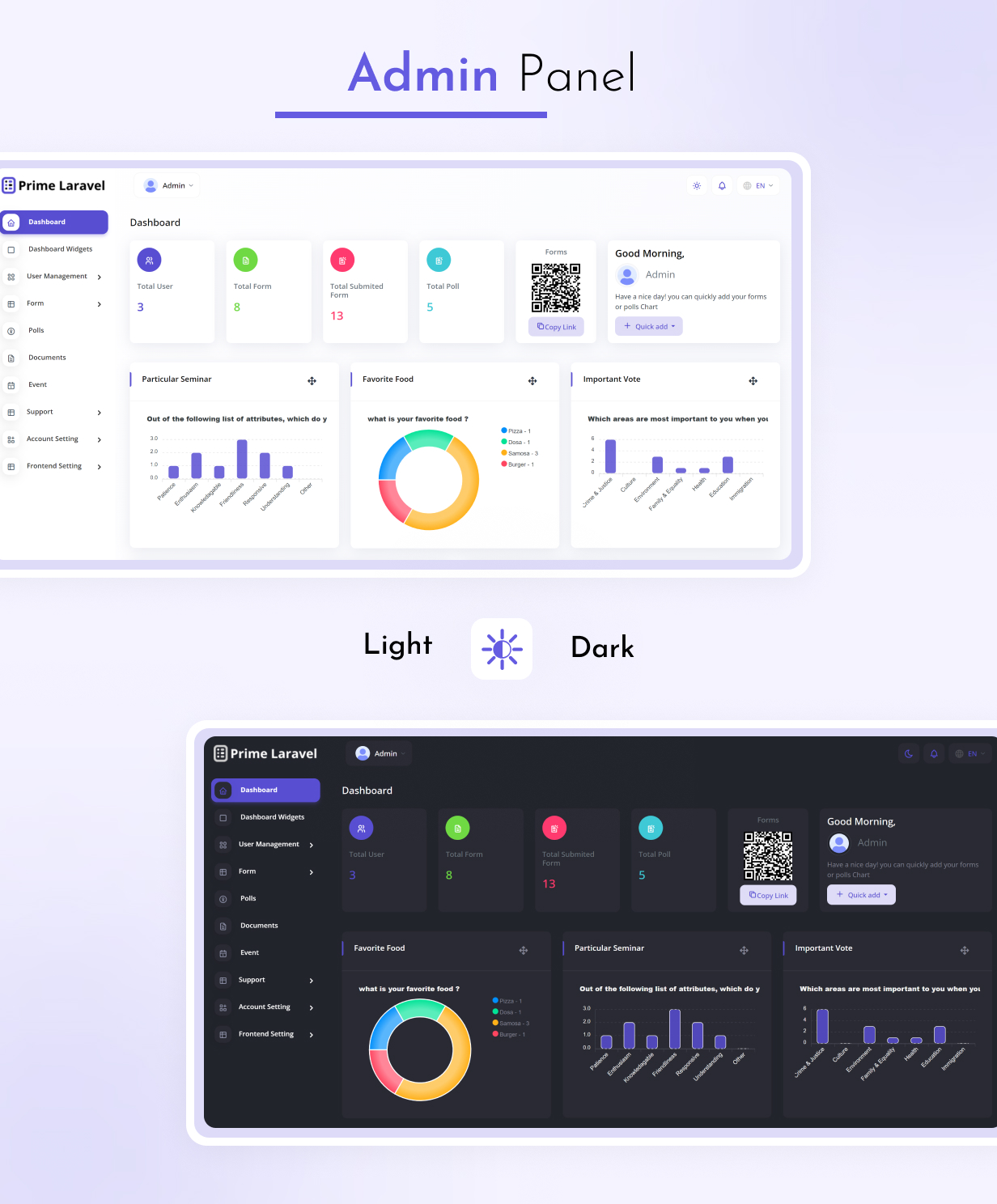 Prime Laravel - Form Builder & Poll Management System - 3