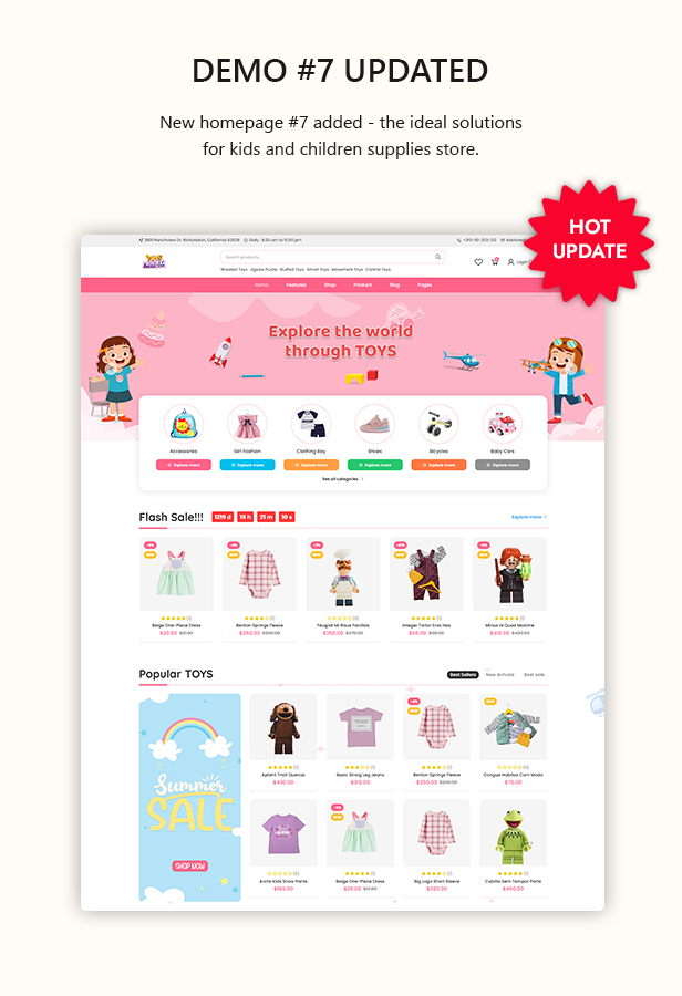 KidXtore - Baby Shop and Kids Store Shopify 2.0 Theme - 2