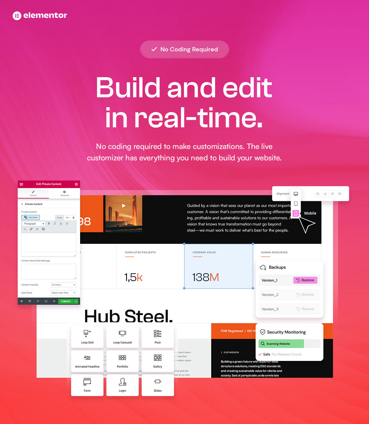 Hubsteel - Industrial & Factory WordPress Theme - 9