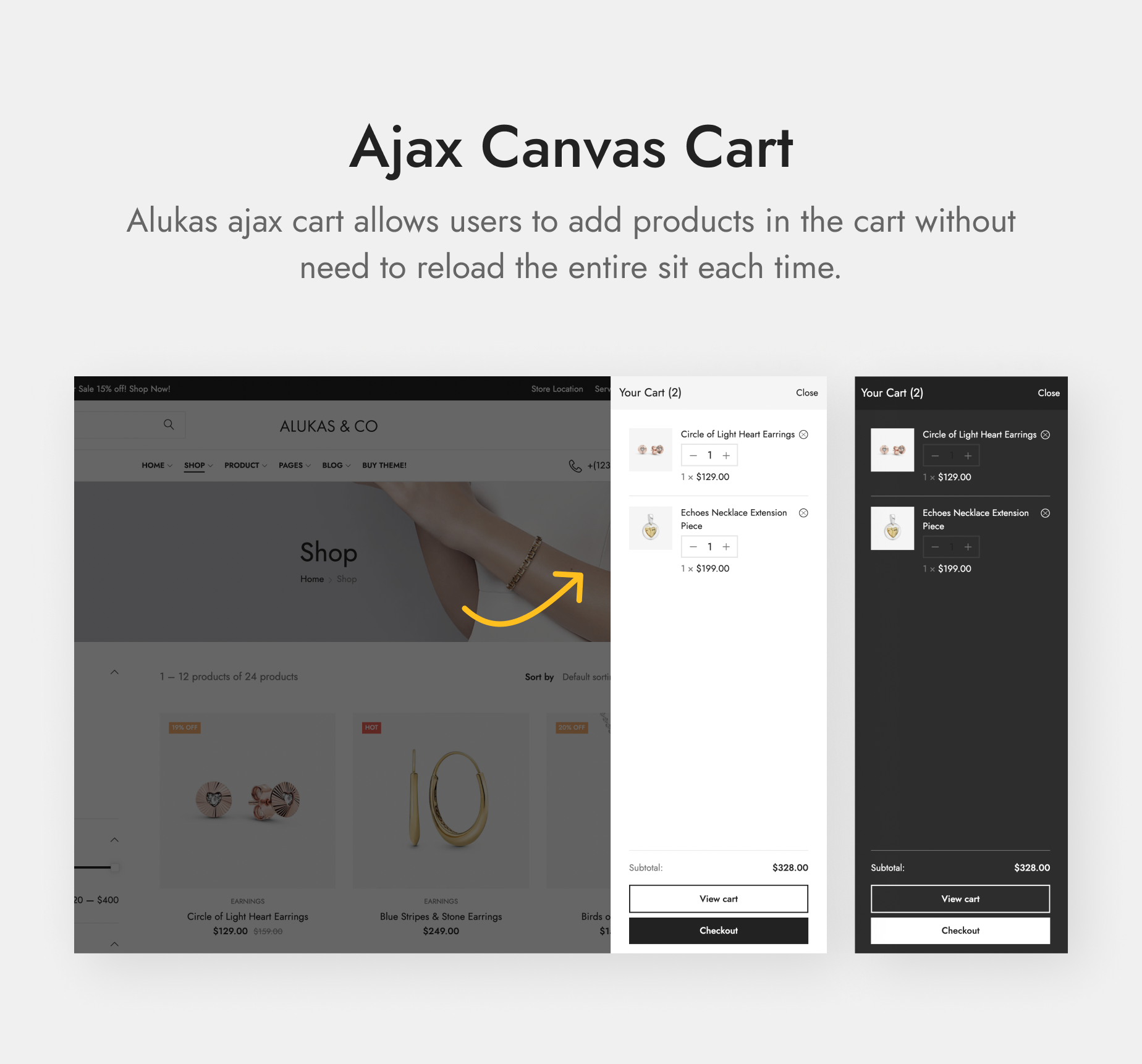 Alukas - Modern Jewelry Store WordPress Theme