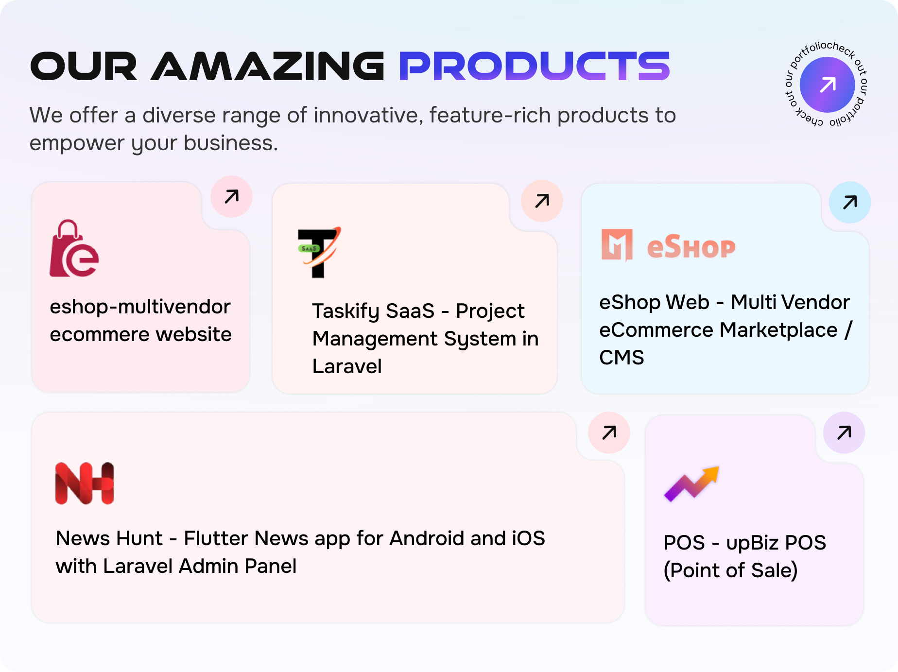 Checkout Infinitietech Products