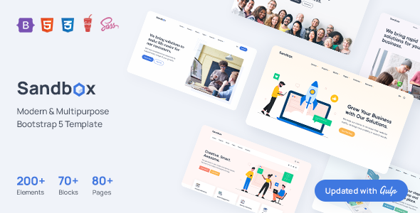 Sandbox - 现代多用途 Bootstrap 5 模板