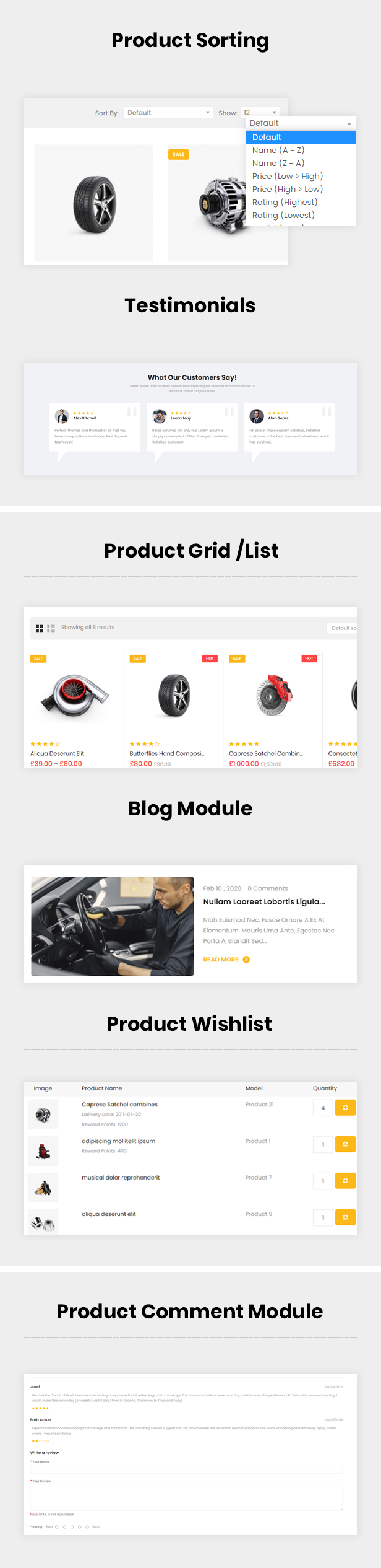 Car Parts And Accessories WooCommerce Theme