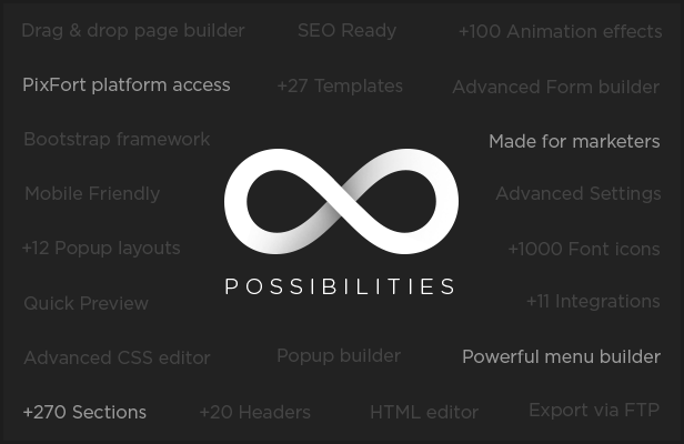 MEGAPACK – Marketing HTML Landing Pages Pack + PixFort Page Builder Access - 7