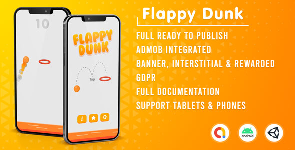 flappy dunk banner