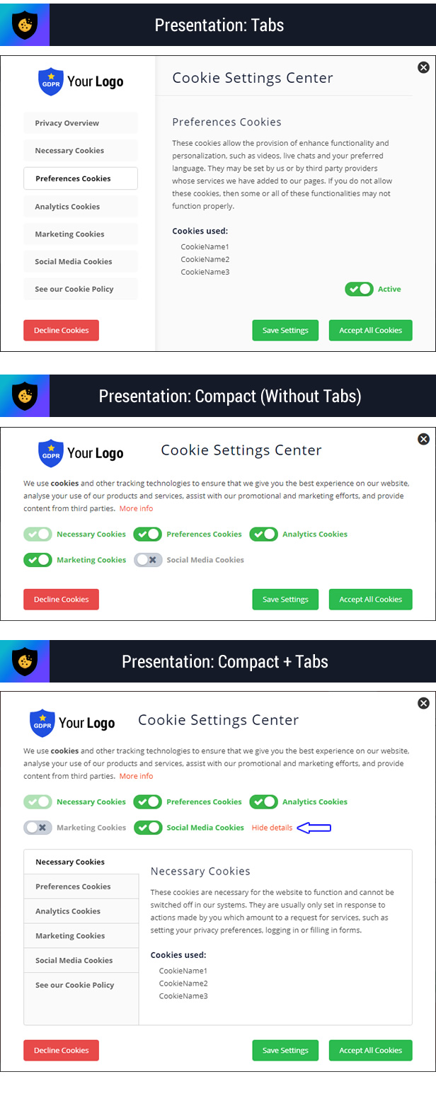 Cookie Plus GDPR - Cookies Consent Solution for WordPress. Master Popups Addon - 13