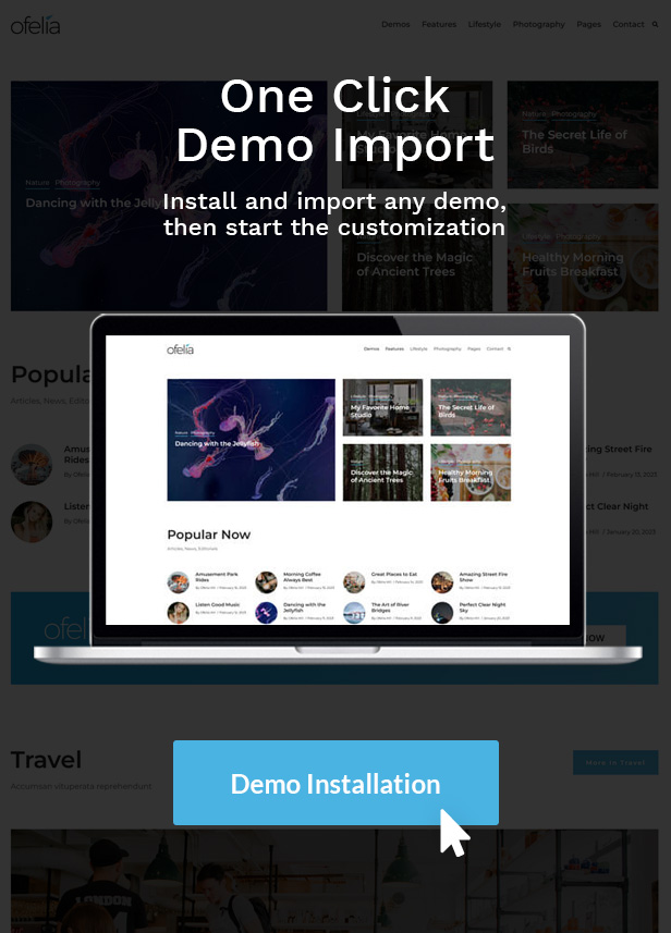 Ofelia Blog Magazine Theme 02