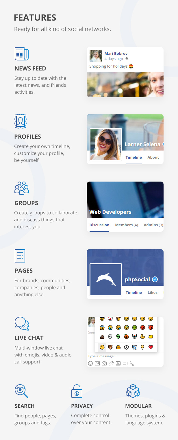 phpSocial - Social Network Platform - 5