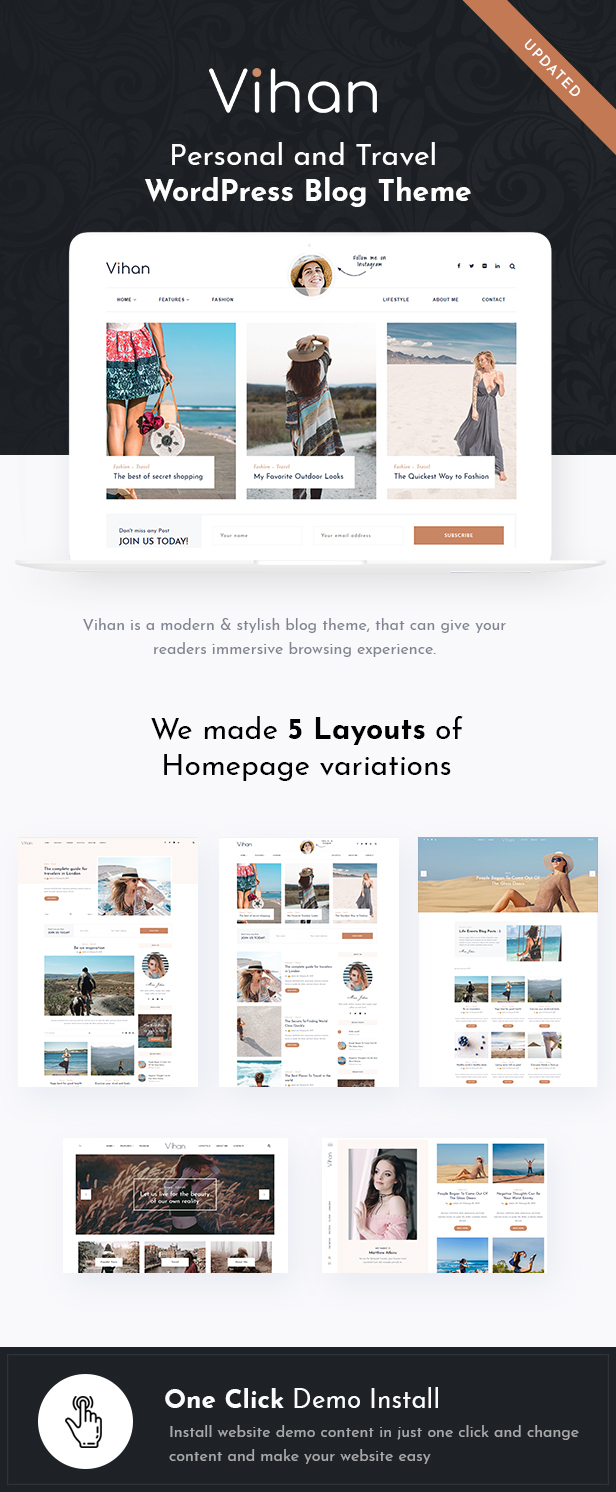 Vihan WordPress Theme