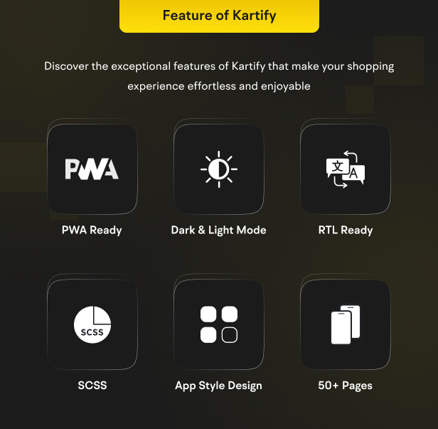Kartify - Ecommerce PWA Mobile HTML Template