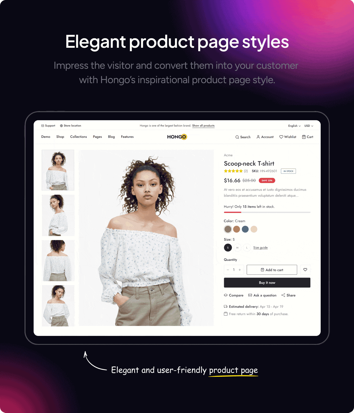 Hongo - Multipurpose Shopify Theme OS 2.0