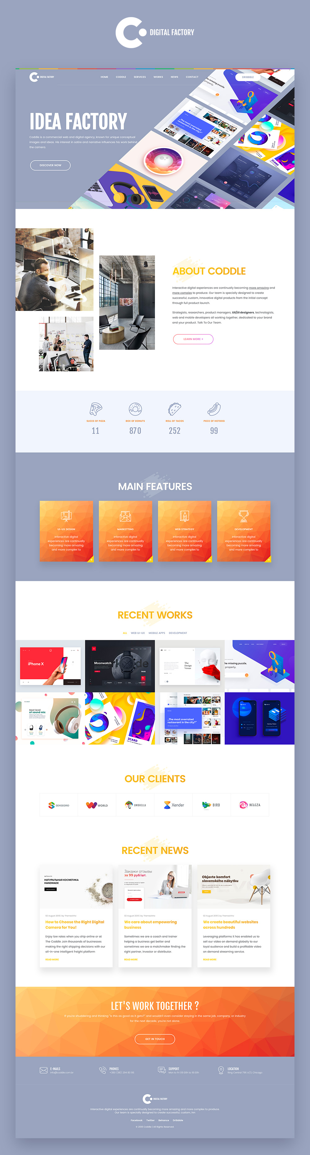 Coddle | Digital Factory Joomla Template - 4