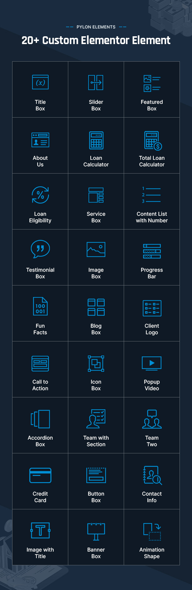 Loan Elementor Custome Widget