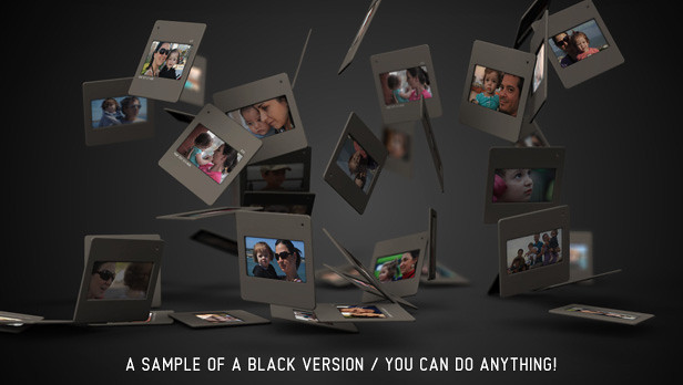 Slides 3D portfolio black