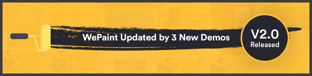 WePaint - Creative HTML5 Template For Painting Business - 1