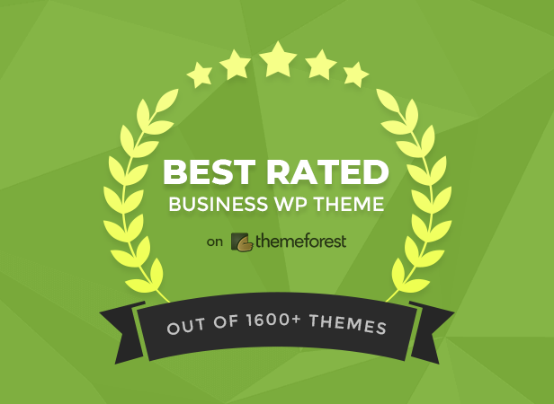 Best Rated Business WordPress Theme on Themeforest