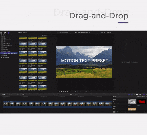 Text Presets Library for Final Cut Pro X - 6