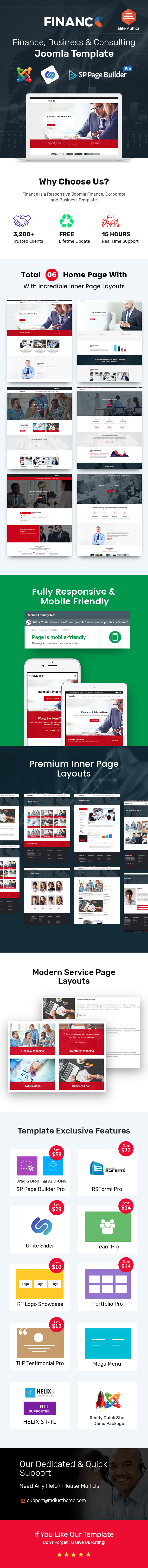 Finance Joomla template