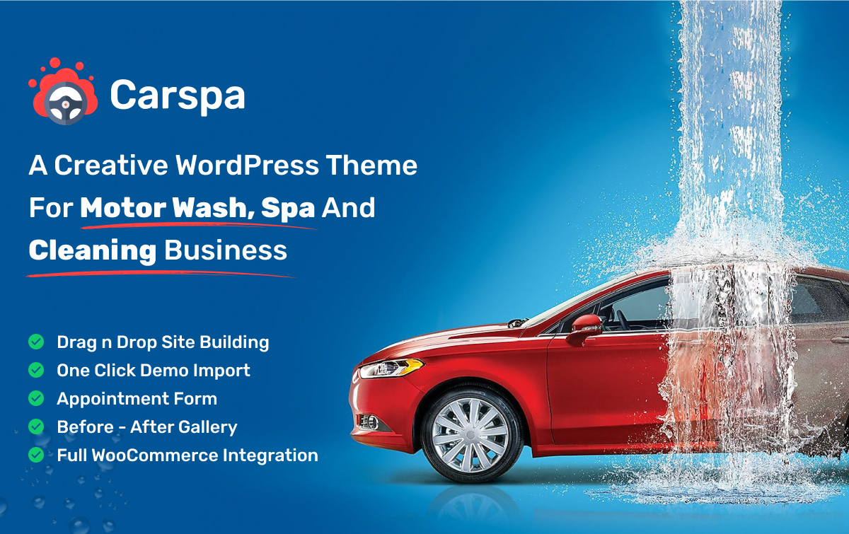 Motor Wash WordPress Theme