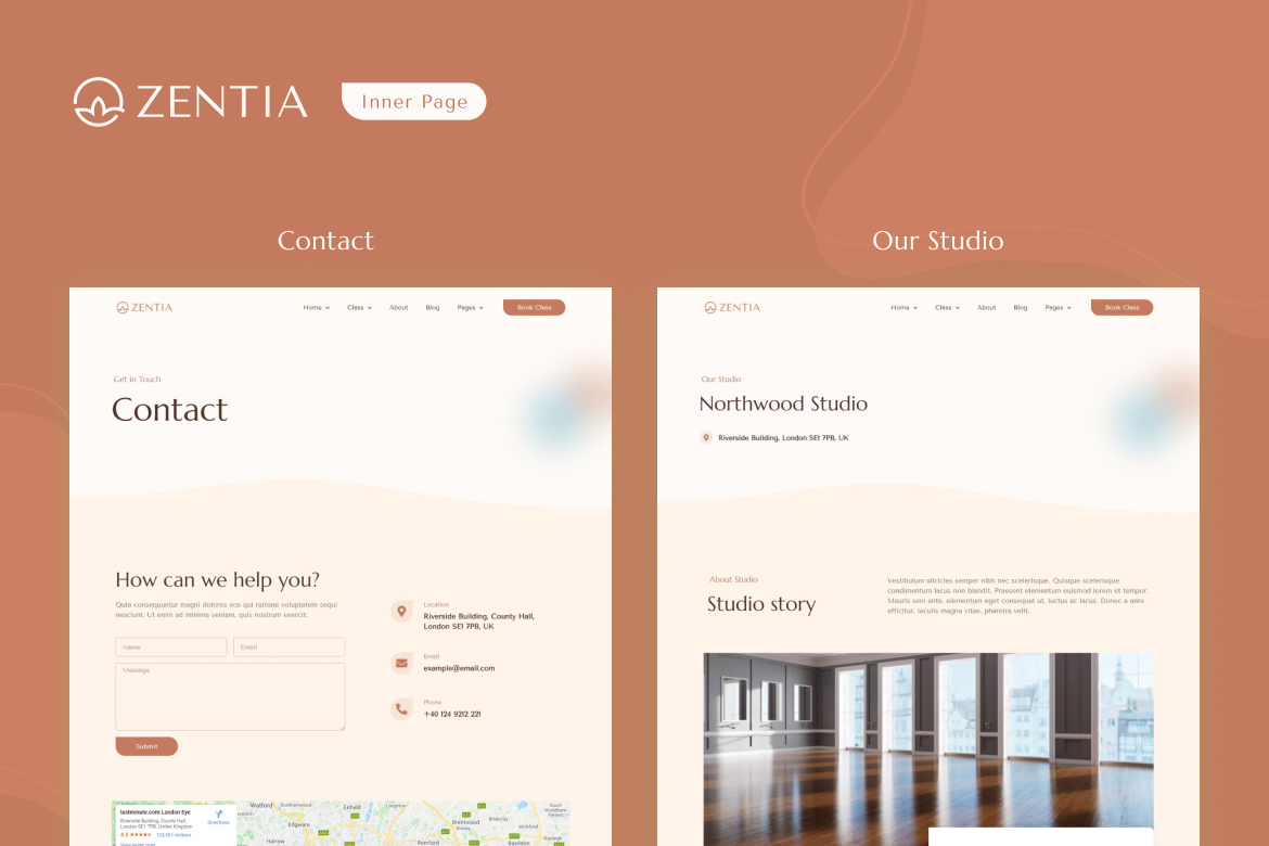 Zentia | Yoga Teacher & Studio Elementor Template Kit - 5