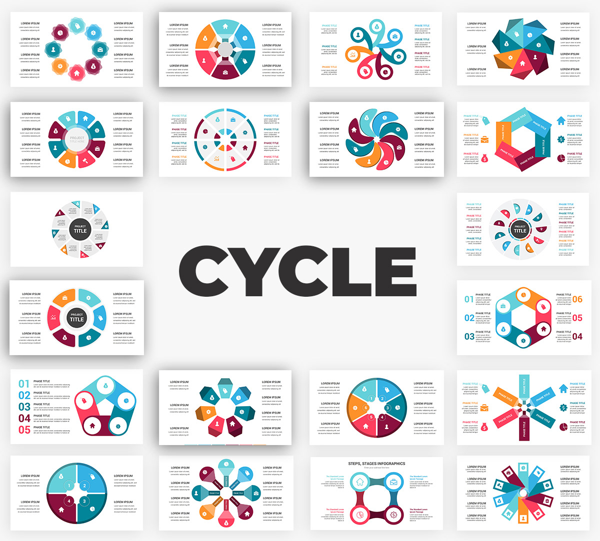 Infographics Complete Bundle PowerPoint Templates - 47