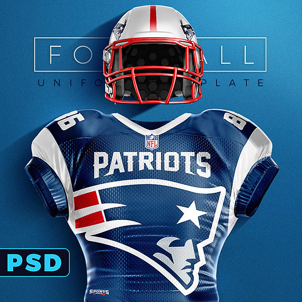 Premium PSD  Big game american football template