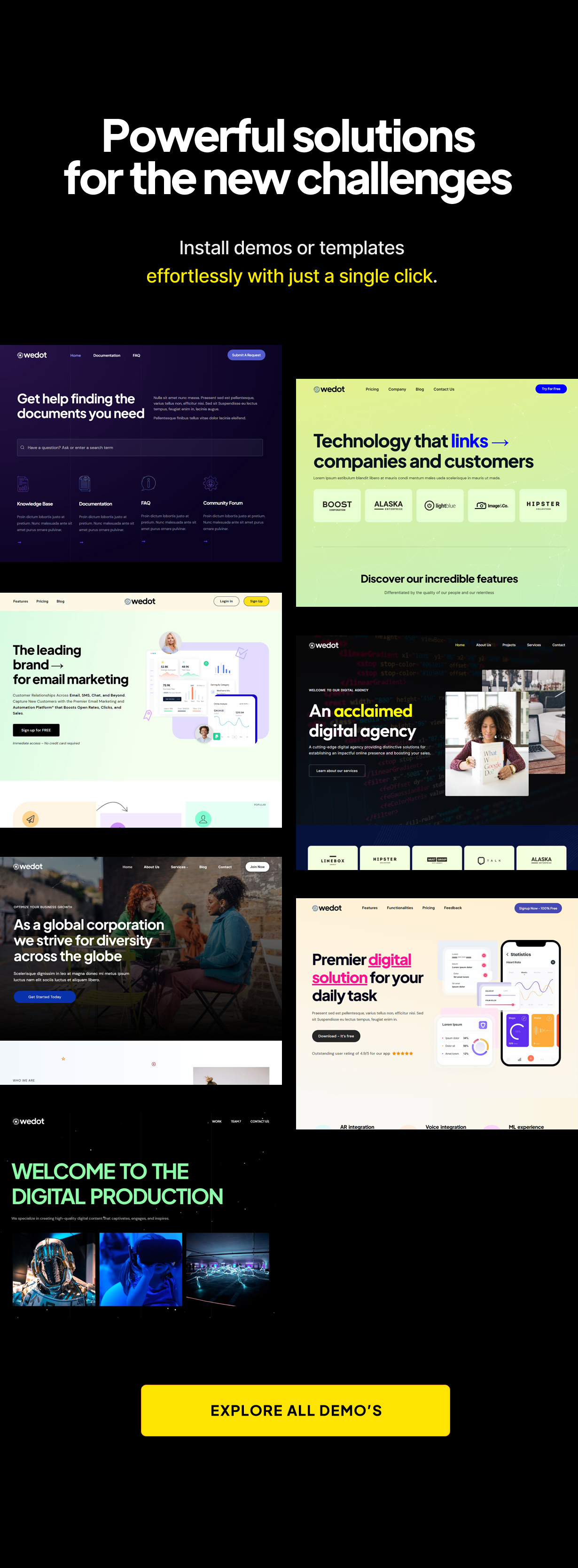 Wedot - Creative Startup Multi-purpose Business Theme - 6