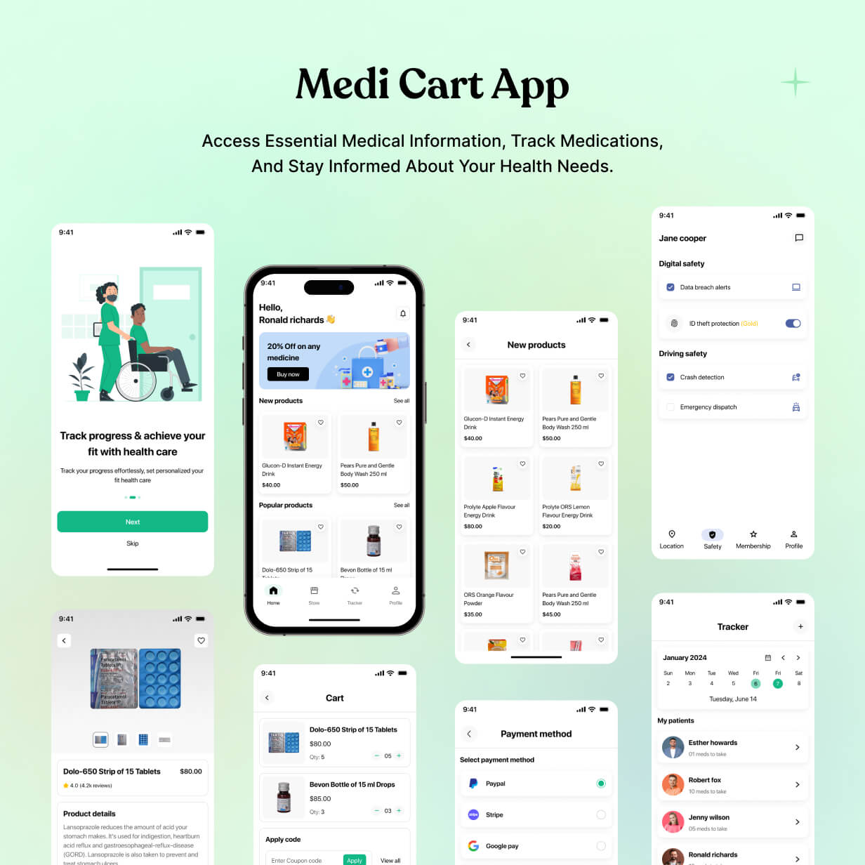 MediCart App UI Template | Online Medicine Delivery App in Flutter | MediCart Pro App Template - 2