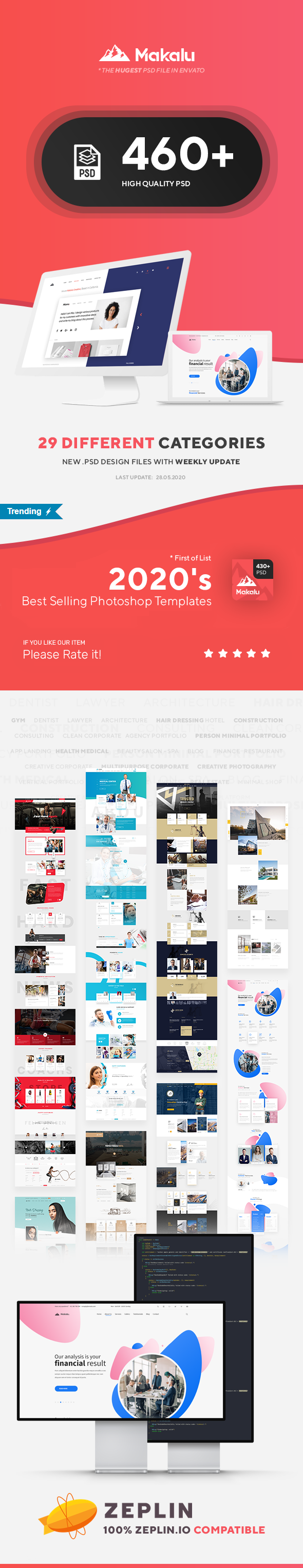 Makalu - Multi-Purpose PSD Template - 1