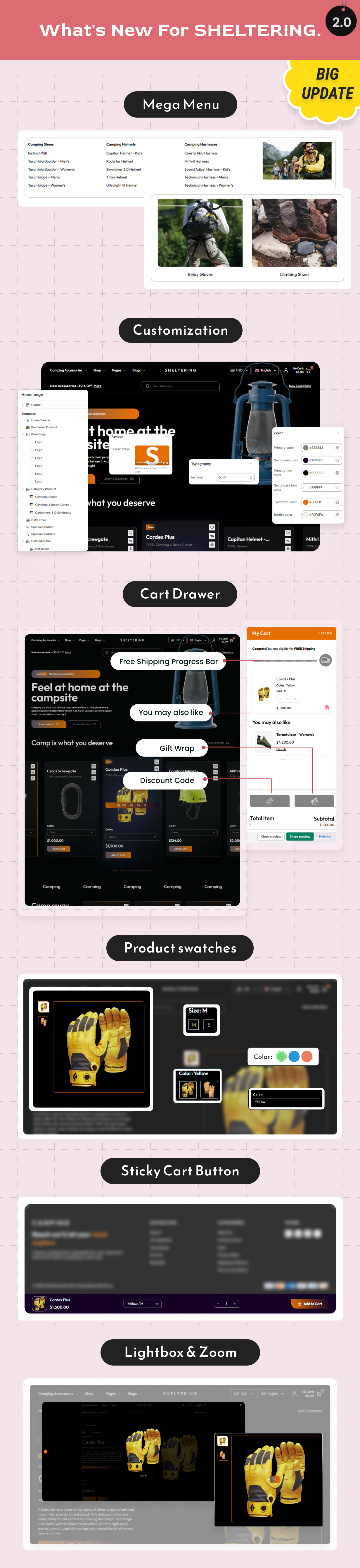 Sheltering - Outdoor Camping & Trekking Shopify Theme OS 2.0 - 6