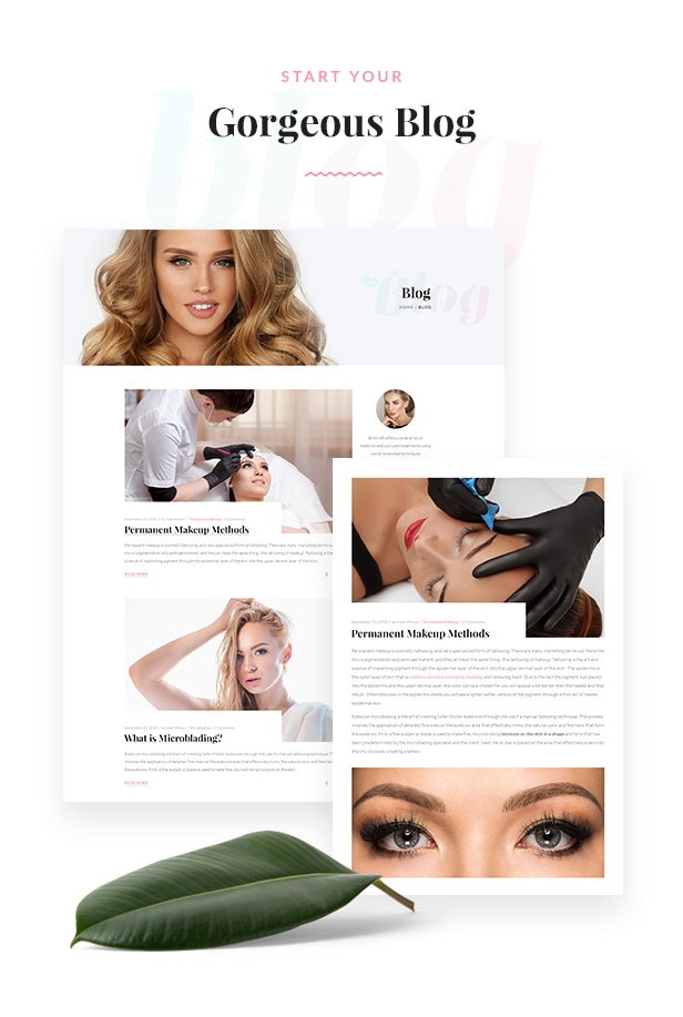 Browcraft - Microblading & Eyebrow Beauty Salon WordPress Theme - 4
