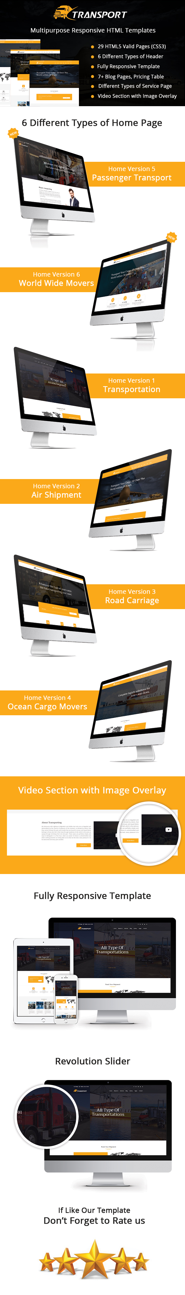 Transport & Logistics HTML Template - 7