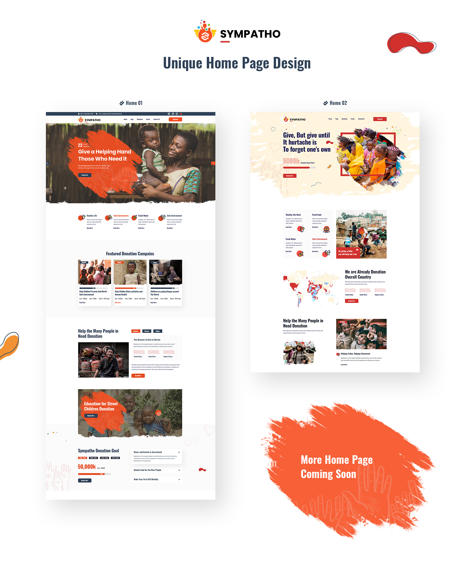 Sympatho - Non Profit & Charity HTML5 Template - 1