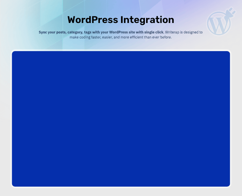 WP Integration GIF