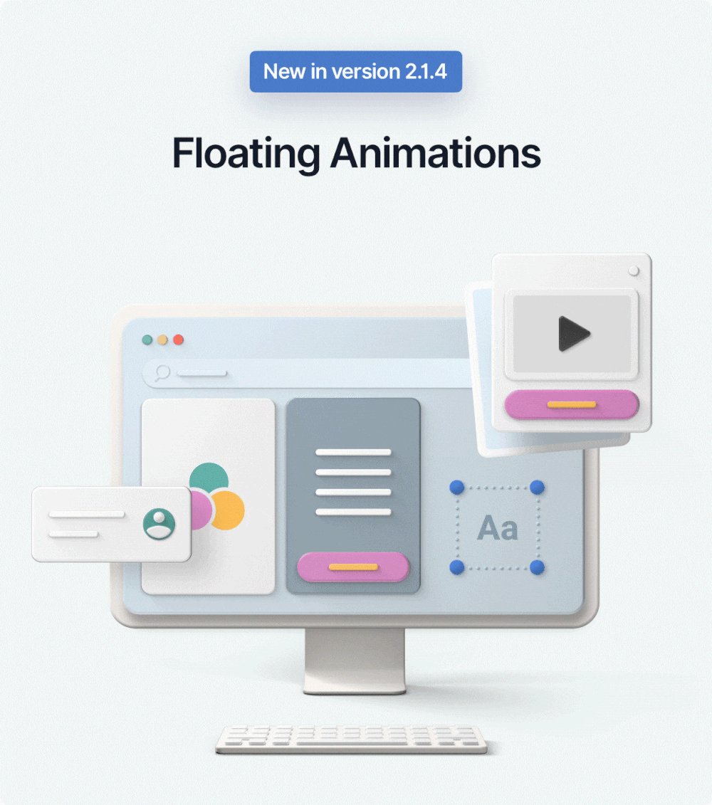 Animations flottantes