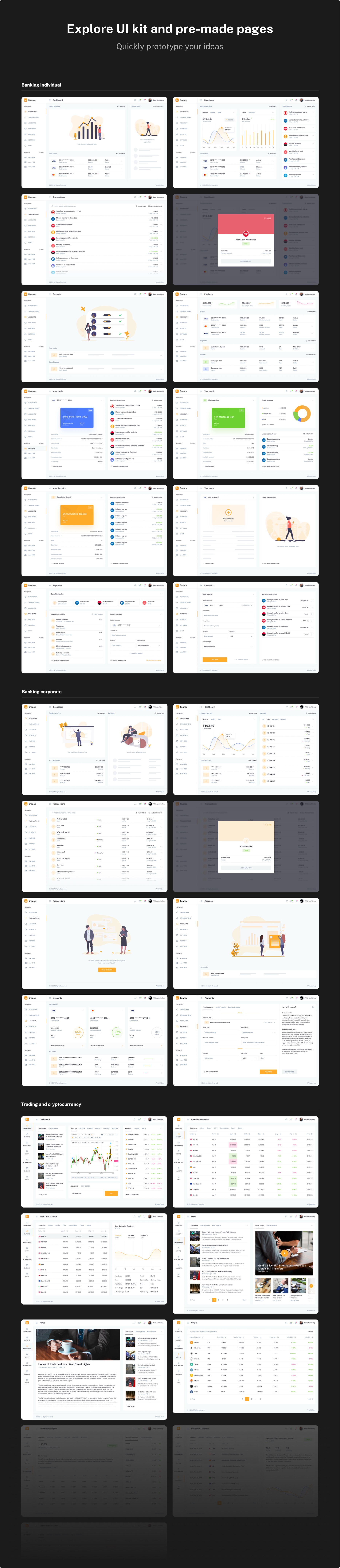IOFinance - UI Kit for Finance, Banking and Wallet Websites - 8