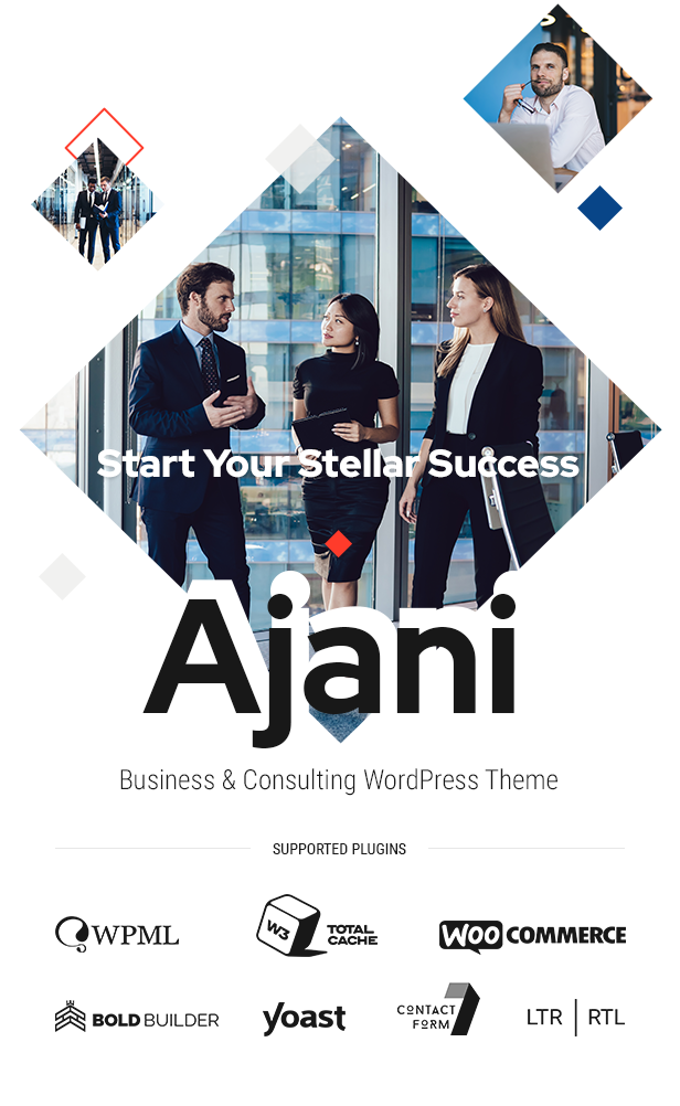 Ajani - Business & Consulting WordPress theme - 1
