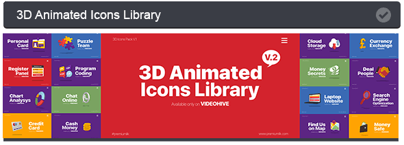Flat Animated Icons Library by Premiumilk | VideoHive