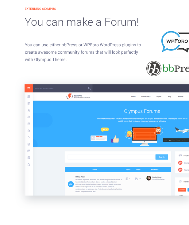 Make forum with WP