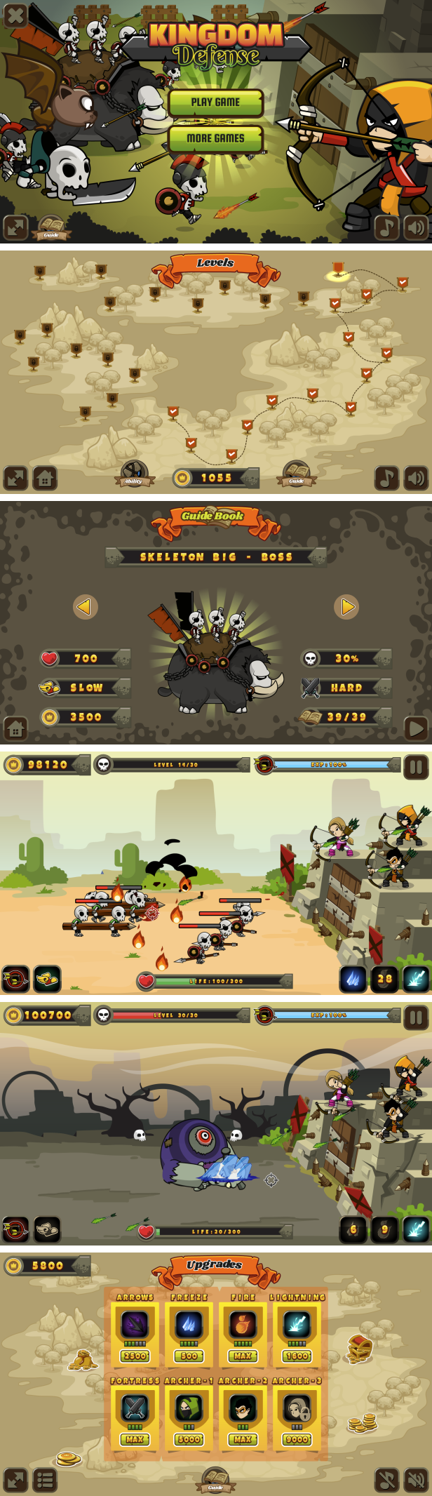 Kingdom Defense - HTML5 Game 30 Levels + Mobile Version! (Construct 3 | Construct 2 | Capx) - 3