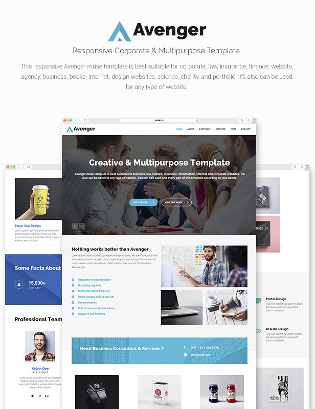 Avenger - Responsive Corporate & Multipurpose Template - 7