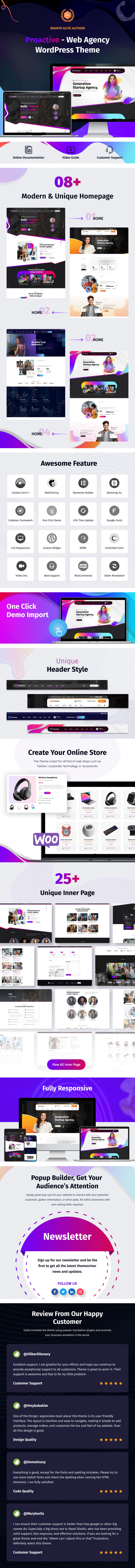 Proactive - Web Design Agency WordPress Theme - 5